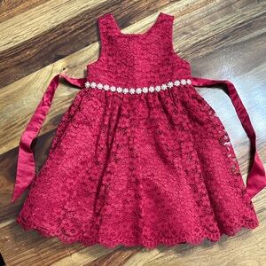 American Princess Girls Size 4 Elegant Lace Dress Christmas Valentines